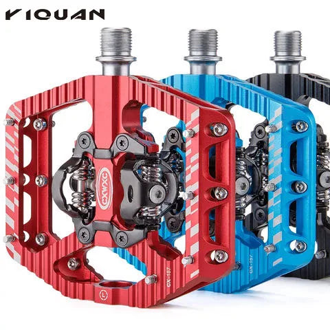Bicycle Pedal MTB Road Aluminum Anti-slip 3 Sealed Bearing Bike Lock Self-locking Pedal
