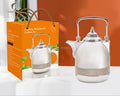 New Arrival 2026  Coffee Tea 1000ml Glass Thermos Bottle with Plastic Lid Business Gift Vacuum Flask