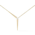 LOZRUNVE 18k Gold Jewelry Fashion Letter Y Necklace Choker Silver 925 Sterling