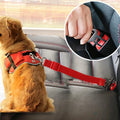 Dropshipping Adjustable 43 70cm Nylon Pet Dog Safety Seat Belt Solid Pattern Travel Car Vehicle Accessory