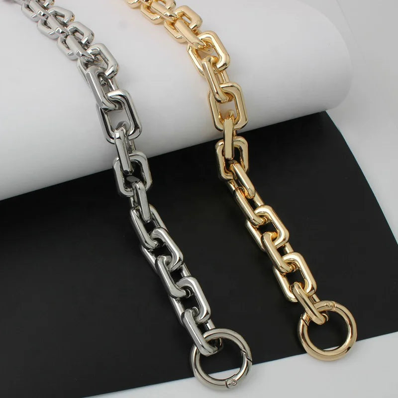 Nolvo World 17mm Wide 54cm Shoulder Clip Strap New Chain for Ladies Alloy Purse Bag Strap Chains