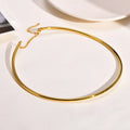 Taige Accessories Titanium Steel Gold Collar Electroplating 18k Simple Geometric Form Summer 2021 for Women Independent