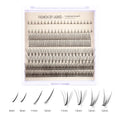 DIY Eyelash Extension Kit  Individual Lashes Cluster D Curl 8-16mm Mix Lash Clusters With Lash