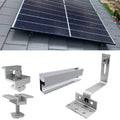 1-4 Panel Aluminum Alloy Mounting Brackets for 5kw Grid Mono Crystalline Solar Power System Trip Solar CP003 Anodized 10 Year