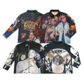 Dropshipping Men's Tapestry Jackets Hip Hop Jacquard Woven Clothing Plus Size Zipper Tapestri Blanket Jackets for Men