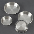 Custom Logo HOT Grade 304 Stainless Steel Sauce Dish Korean Seasoning Soy Sauce Kimchi Dish Thick Hot Pot Sauce Dish