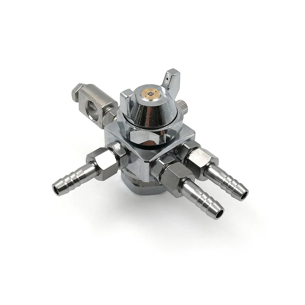1 1 YS ST-6 Automatic Spray Gun ST-6 ST-6R Mini Automatic Spray Gun 0.5/1.0/1.3/2.0mm Nozzle Fan and Round Spray Gun