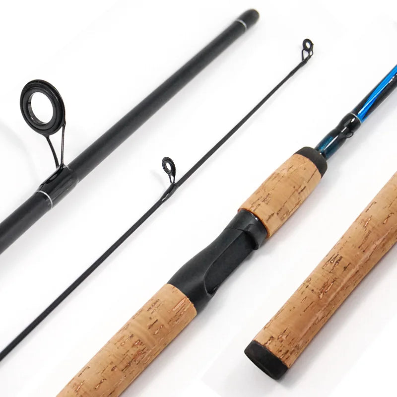 High Strength Spinning Fishing Rod Carbon Fiber 2 Sections Sea Bass Fishing Rod Cork Handle 1.8m Freshwater Fishing rod