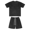 2026 Wholesale Custom Cotton Sportswear Tracksuit and Short 2 Piece Shorts Track Suit Summer T Shirt and Shorts Set for Men