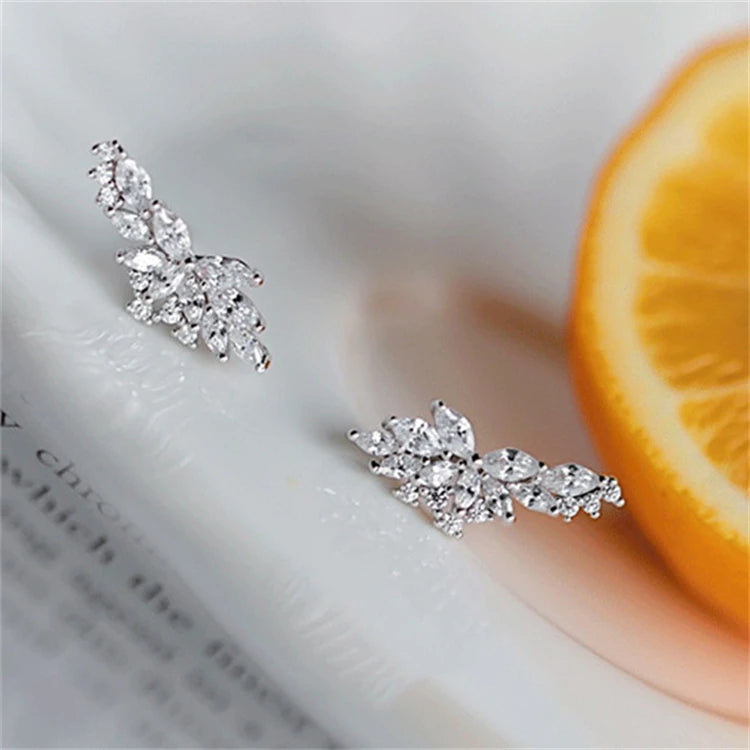 2026 Newest Design Party Jewelry CZ Angle wings Luxury Earrings