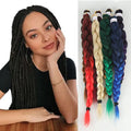 Julianna 3 Tone 4X 48 Long Traditional Braiding Ghana Ombre Yaki Pre-Stretched Braiding Hair Extensions