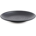 Japanese Sushi Serving Restaurant Dinnerware 10.5 Inch Black Melamine Round Dinner Plate