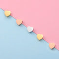 Wholesale Heart Design Stainless Steel Charm Beads Silver / Gold / Rose Gold Blank Bead Charms for Jewelry Bracelet Making