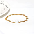 C1JX Abiding Custom Fine Jewelry Color Retention China Import 925 Silver 18K Gold Plated Ladies Bracelet