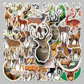 50PCS Factory Hot-selling Camera Stickers Cartoon Animals Decorated with Vinyl Waterproof Deer Stickers