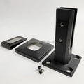 YL Top-ranked Balustrade Top Mount Black Spigots Stainless Steel Glass 12 mm
