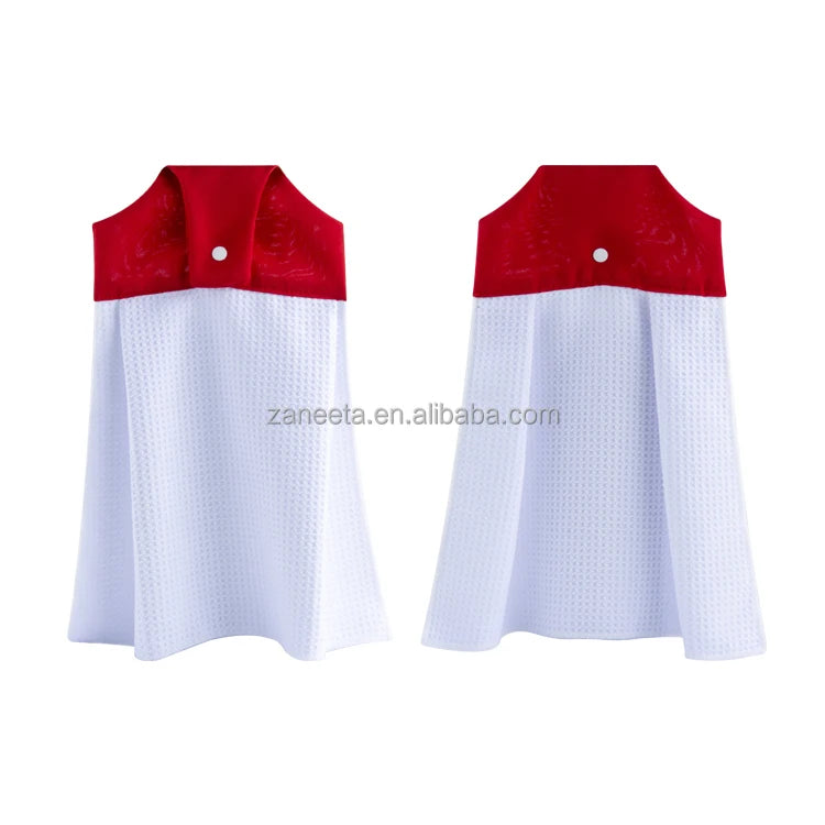 Custom Printed Blank Sublimation Polyester Hanging Kitchen Hand Towels