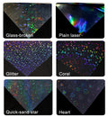 50 Sheet DIY Photo Card Package Self-Adhesive BOPP Cold Laminating with Holographic Overlay Film Soft Plastic Color Photos
