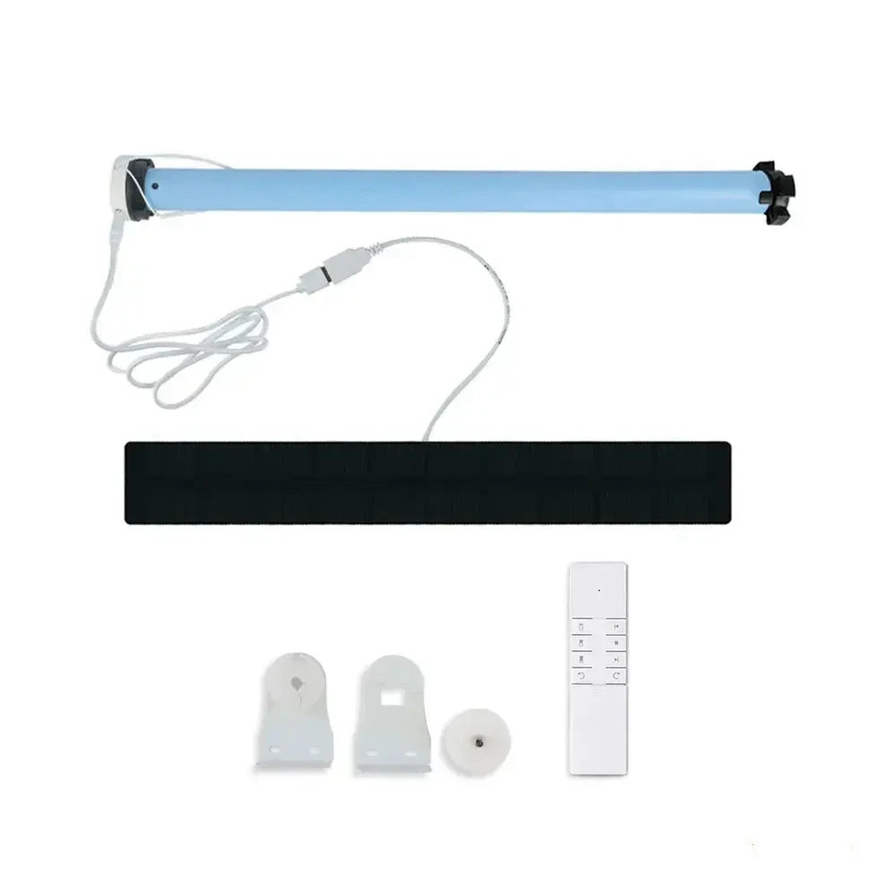 Zemismart Tuya Zigbee Rechargeable Roller Blind Motor for 38mm Motorized Electric Roller Blind Shade Alexa Google Home Control
