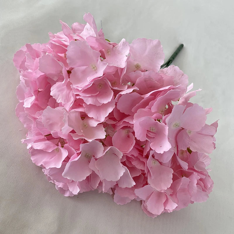Multicolor-Pink Modern Style Artificial Flower Decoration Mariage Five-headed Leafless Hydrangeas