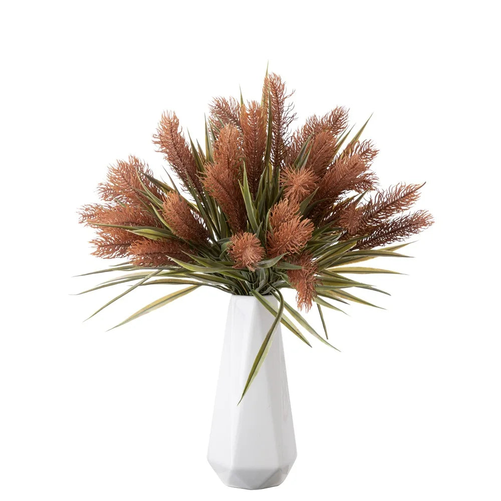 High Quality Artificial 5 Forks Plastic Lavender Bouquet
