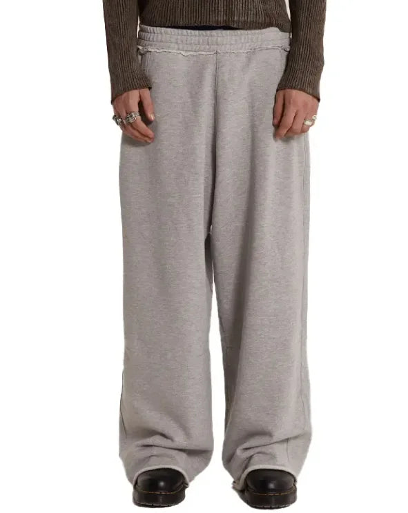 Factory Price Custom Design Comfortable Elastic Waistband Jogger Men's Streetwear Pants Straight Cut Sweat Pants
