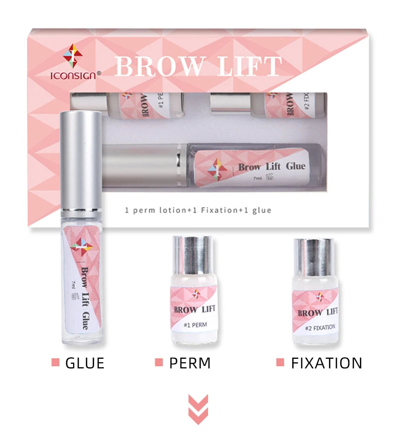 Iconsign Brow Lift logo Eyebrow Lifting Set Brow Lamination Kit Private Label Professional