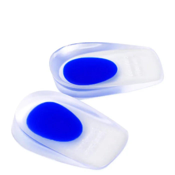 Silicone Gel Cushion Insole Shoe Back Heel Pad Clear Anti Slip Insole