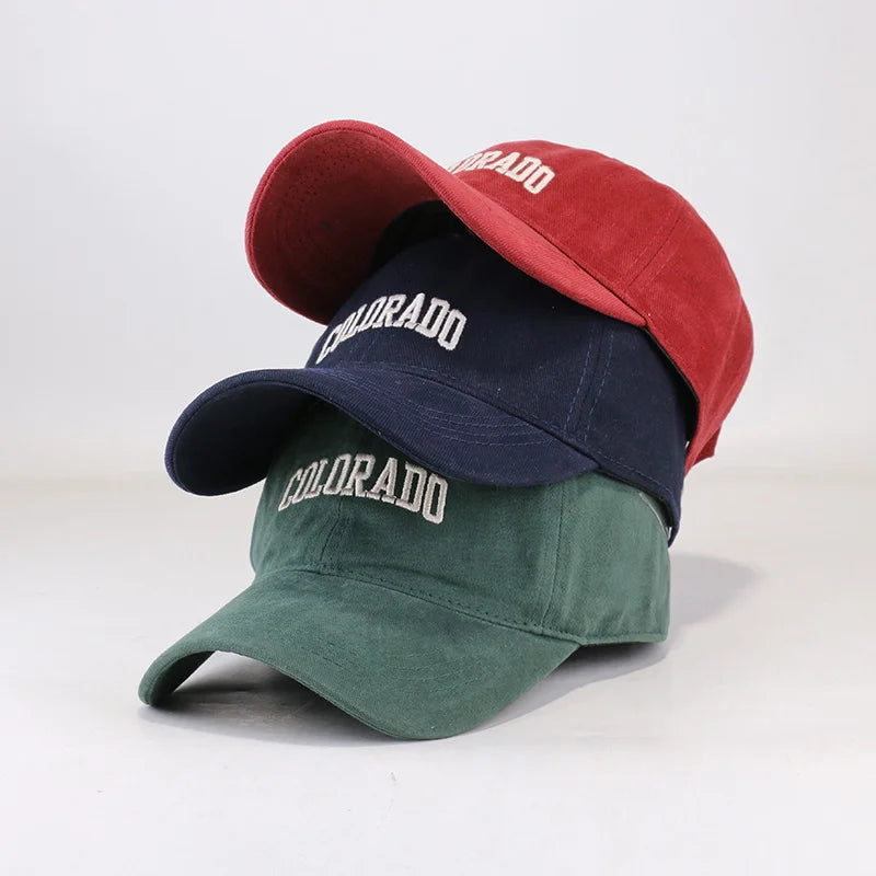 Custom Men's Youth Baseball Cap Vintage Sports Style Own Brand Embroidery Logo Tropical Leaf Fashionable Leisure Performance Cap