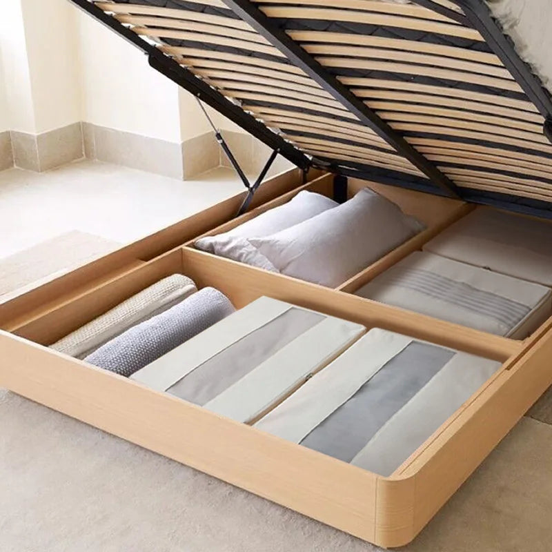 SHIMOYAMA Foldable Rectangular Fabric Storage Box Sets Zipper Closure Bin for Organization