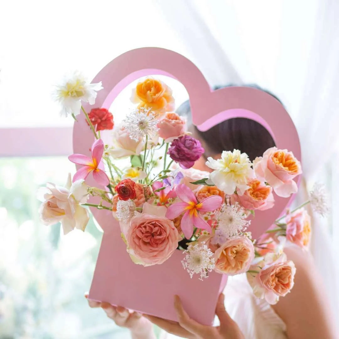 Wholesale Paper Cardboard Flower Box for Rose Flower Packaging