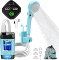 Portable Electric Shower Pump Modern Digital Display 4500/6000/7800mAh USB ABS Floor Mounted Bidets for Bathroom Outdoor Camping