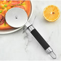 Plastic Handle 430 Stainless Steel Pizza Hob Kitchen Pizza Wheel Knife Home Baking Single Wheel Pizza Knife
