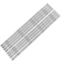 ES-1025 8pcs/set LED Backlight Strip ELG Eastern Star 15.5Y 49inch_UHD AB_Type Use for ELG 49LH950V TV Backlight