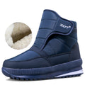 Large Outdoor Windproof Ladies Snow Shoes Women Plush Footwear Waterproof Mens Ankle Winter Boots