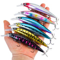 New 130mm 36g 3D Heavy Sinking Jerkbait Saltwater Hard Fishing Lures for Trout Bass Minnow Slow Wobbler ABS Minnow Lake Stream