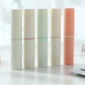 2.8g  Capacity  Classic Orange/Light Green/Sky Blue/Pink Color Direct Filling Empty Plastic ABS PP  Round Shape Lipstick Tube