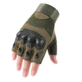 2023 Wholesale Hard Knuckle Fingerless Climbing Outdoor Sport Workout Hunting Shooting Half Finger Tactical Gloves