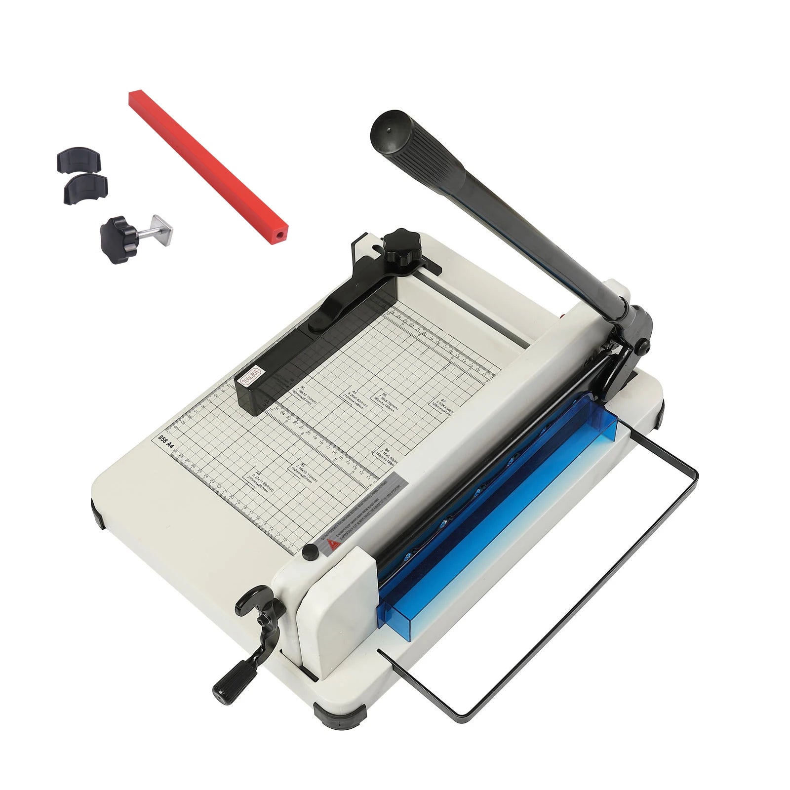 ZEQUAN 858 A4 Manual Thick Layer Paper Cutter Trimmer Guillotines Heavy Duty Paper Trimmer for School Office