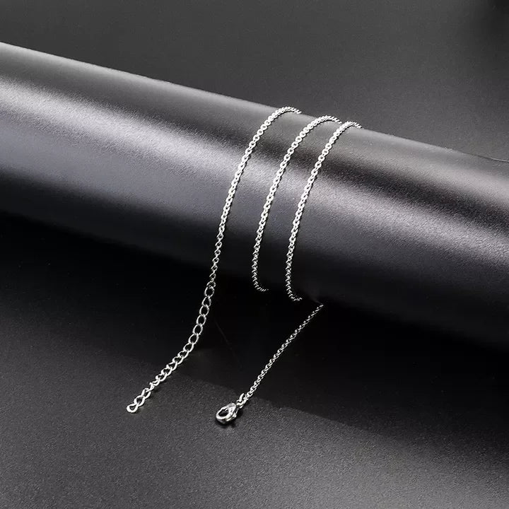 60+5cm*1.4cm Necklace Pendant Diffuser Locket DIY Jewelry Making for Women Fashion Stainless Steel Necklace Link Chains