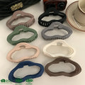 New Arrival Irregular Hair Claw Clip Large Size 11cm Claw Clips for Thick Hair Plastic Hair Claw Clips with Good Quality