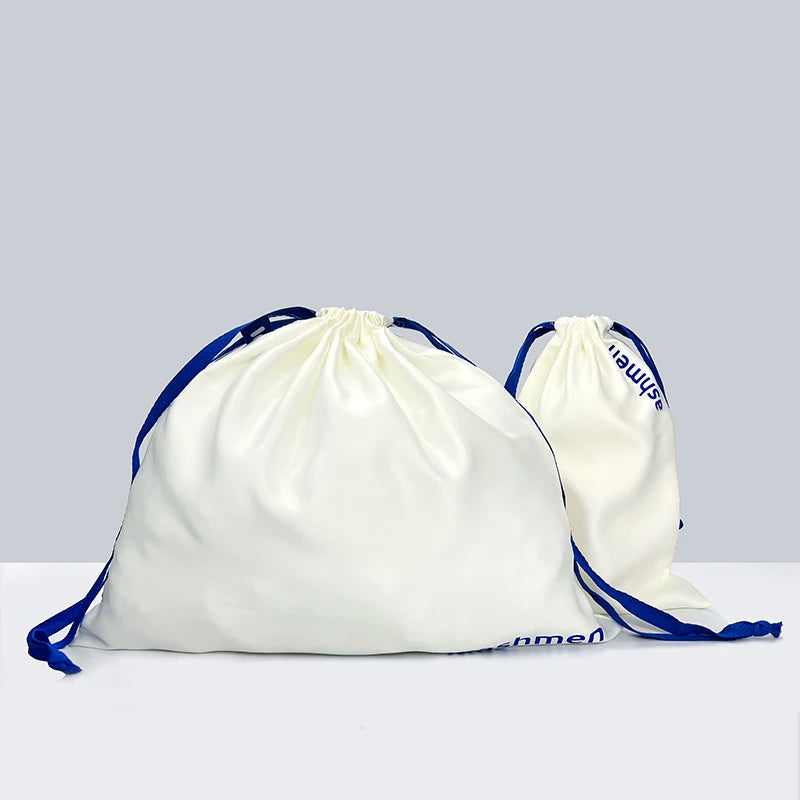 SHUNFA SA8000 Wholesale Custom Logo Satin Dust Bags for Handbags Hair Bags Packaging Satin Pouch Drawstring Bag
