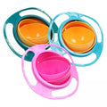 Universal PP Gyro Bowl for Baby Feeding 360 Degree Rotating Balance Spill-proof Funny Baby Tool Multi-color Options