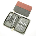 Nail Clippers Tools Household 10pcs  Steel Ear Spoon Scissors Nail Cuticle Pusher Kit for Manicure Tools