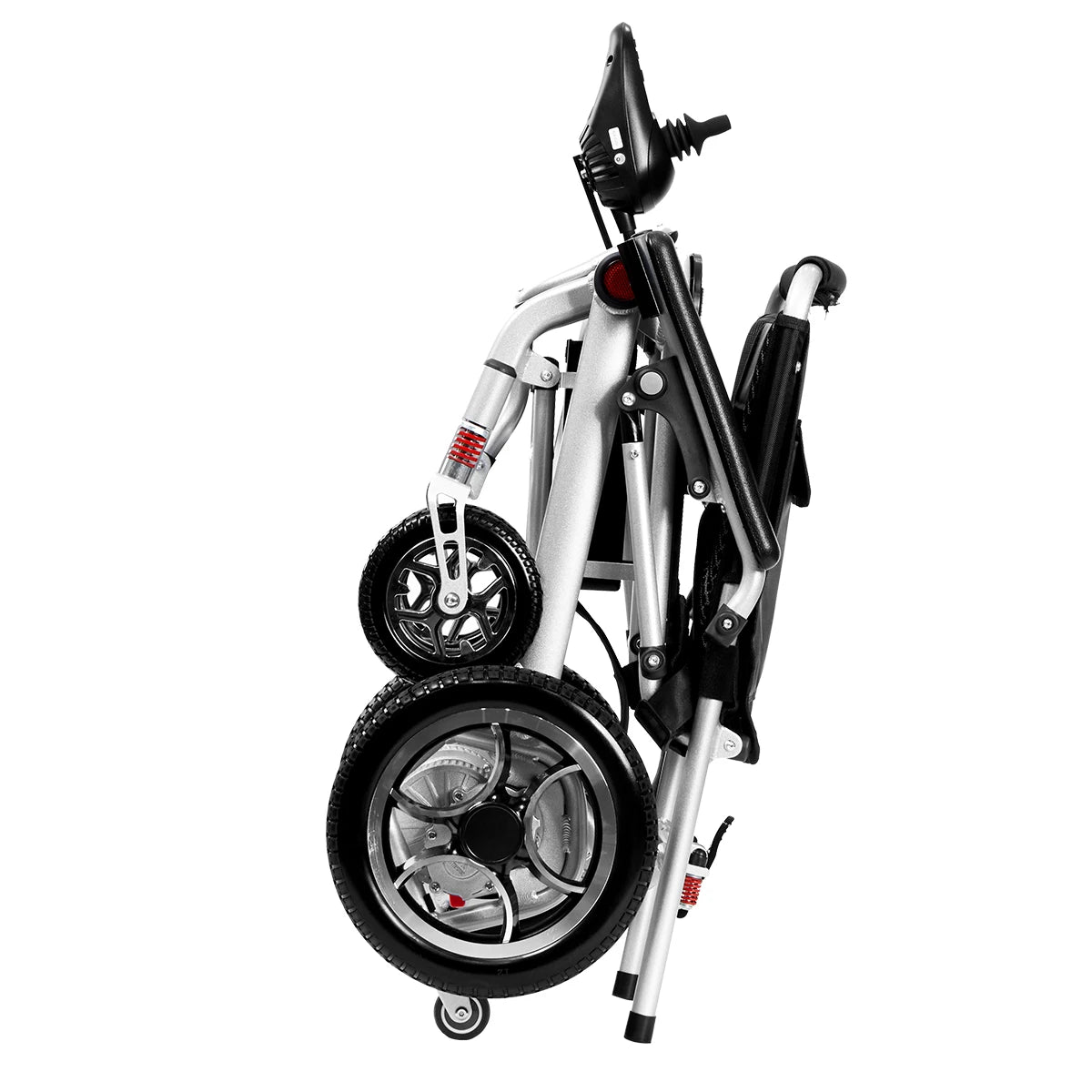 Cheapest 7.5A Aluminum Lightweight Foldable Power Electric Wheelchair for Disabled Folding Ultra Light Portable Lithium Battery