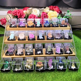 Kindfull Wholesale Nature Crystal Box Healing Amethyst Mineral Specimen Raw Stones for Sell