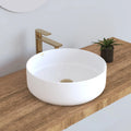 400MM Round Wash Basin Sanitary Ware Vanity Sink Table Top  Wash Basin Without Tap Hole