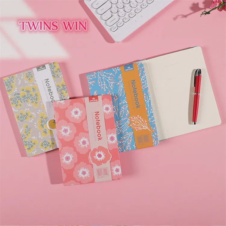 Korean Creative Stationery Small Fresh Book Plants and Flowers Diary Notebook 2669