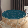 Square 90x90cm Professional Casino Poker Mat - Natural Rubber Non-Slip Foldable Table Mat for Card Competitions