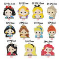 AA016507 Hot Mix Princess Cartoon Girl Oil Drop Enamel Metal Charms Diy Jewelry Accessory